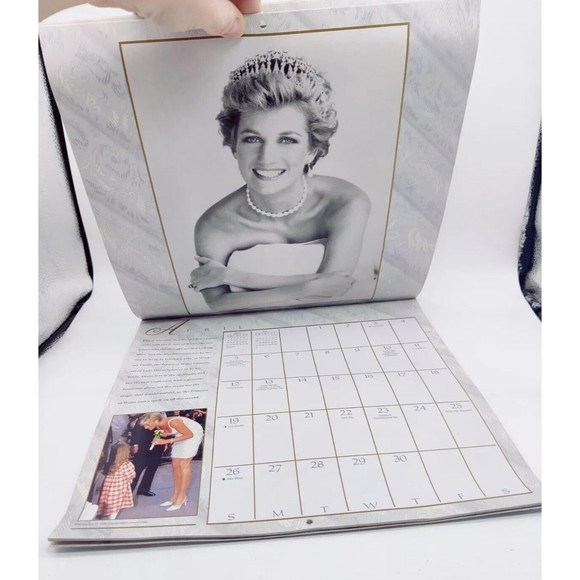 Vintage The Princess Diana 1998 Commemorative Calendar Unused 98 Royal Family - Picture 6 of 7